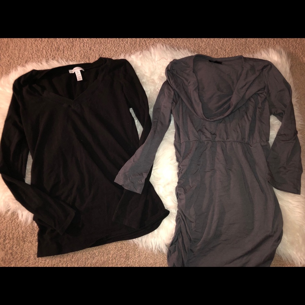 Cowlneck Tunic and Long Sleeve Tee